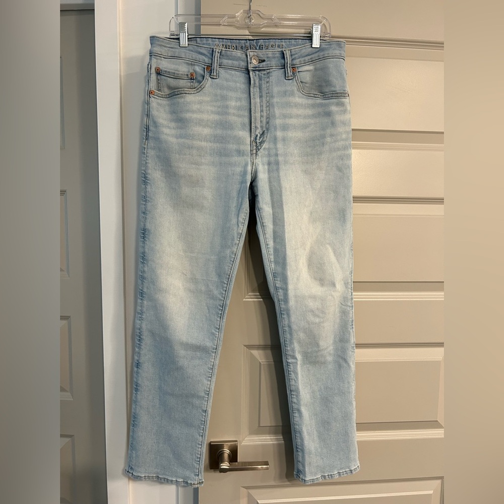 American Eagle Outfitters Light Blue Slim Straight Jeans